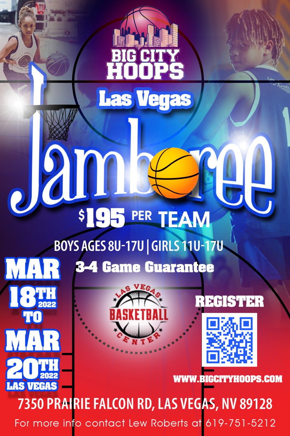 A poster for the jamboree basketball tournament.