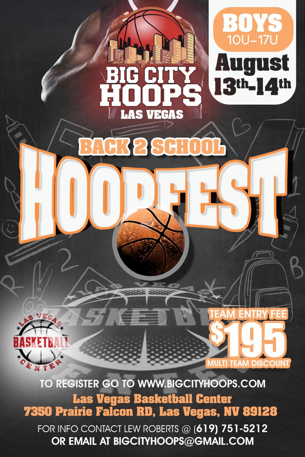 A poster for the back 2 school hooffest.