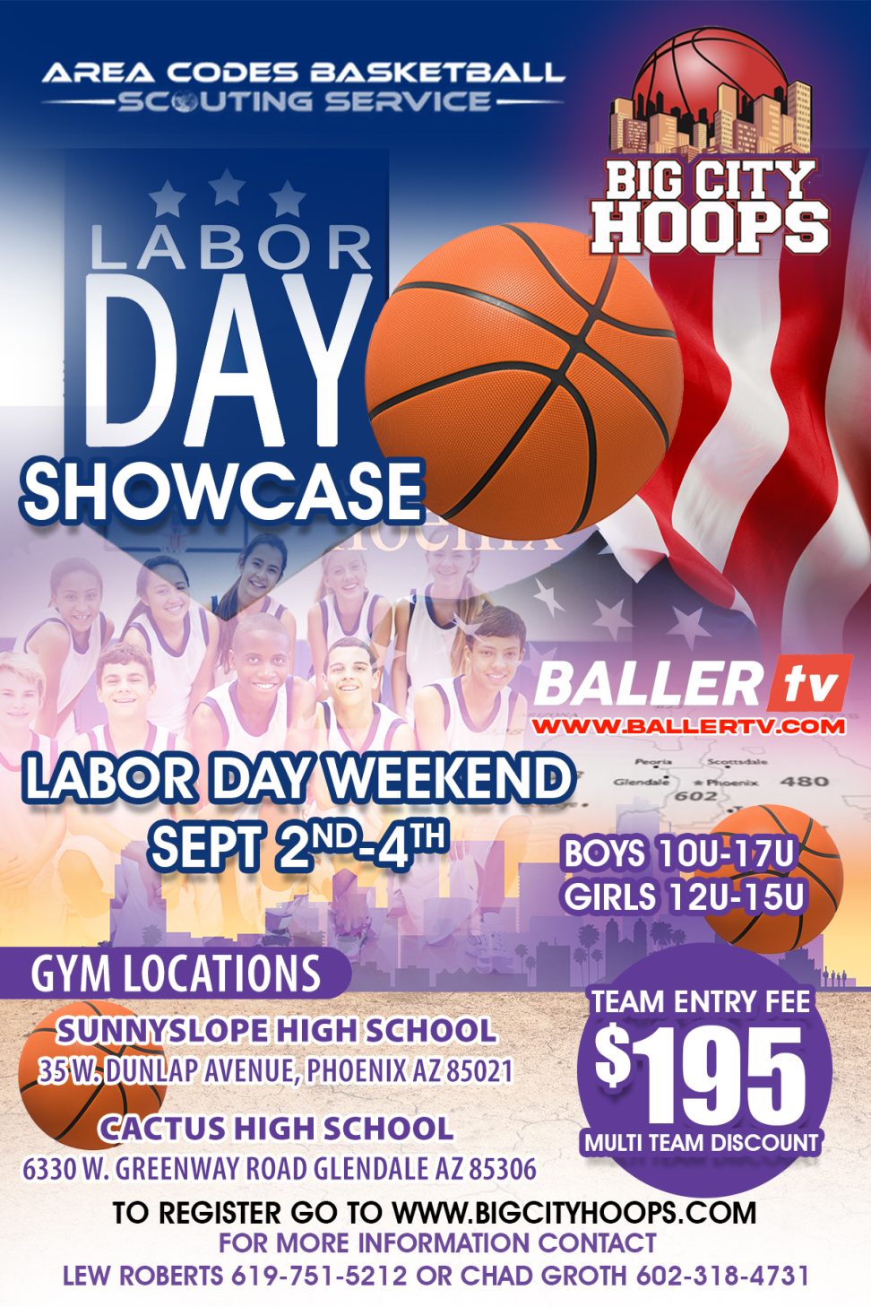 A poster for the labor day showcase.