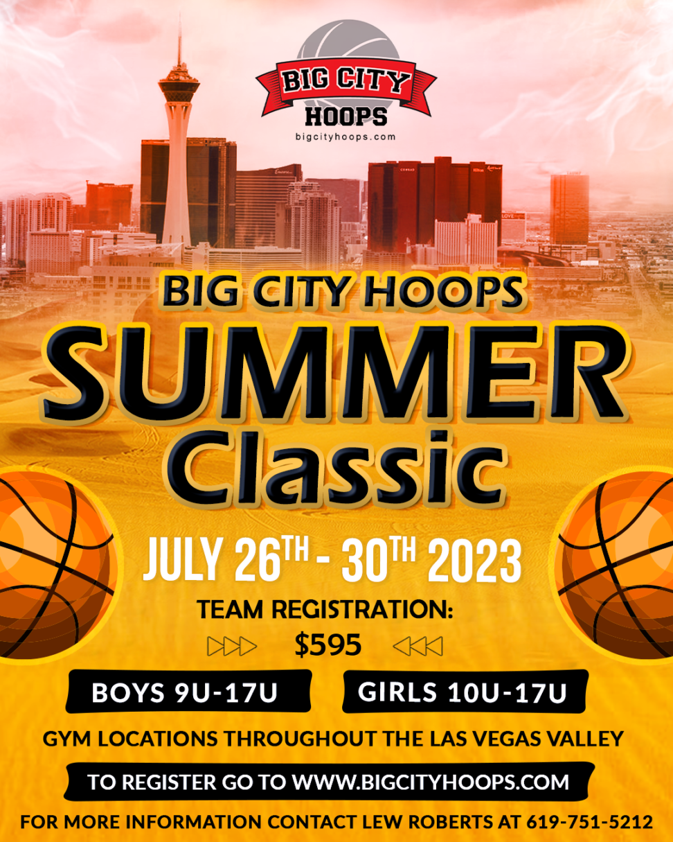A poster for the big city hoops summer classic.